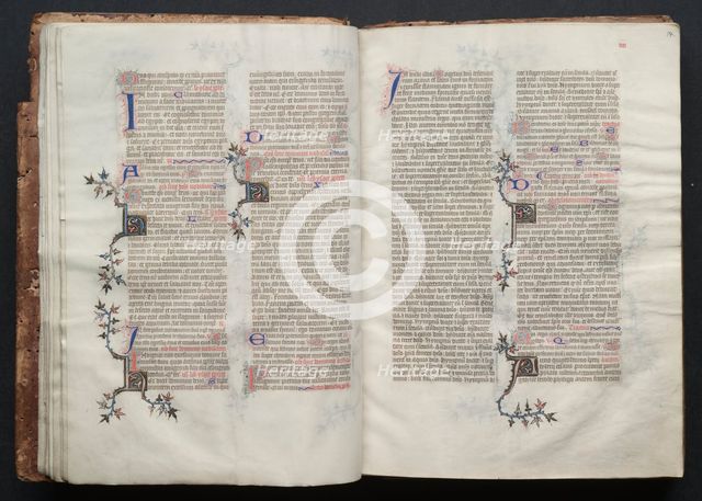 The Gotha Missal: Fol. 14r, Text , c. 1375. Creator: Master of the Boqueteaux (French); Workshop, and.