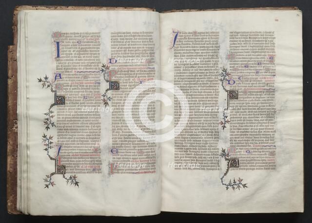 The Gotha Missal: Fol. 14r, Text , c. 1375. Creator: Master of the Boqueteaux (French); Workshop, and.