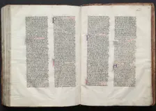 The Gotha Missal: Fol. 155r, Text, c. 1375. Creator: Master of the Boqueteaux (French); Workshop, and
