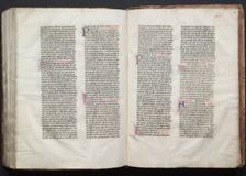 The Gotha Missal: Fol. 155r, Text, c. 1375. Creator: Master of the Boqueteaux (French); Workshop, and
