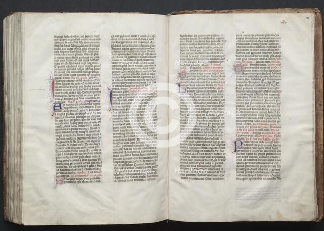 The Gotha Missal: Fol. 156r, Text, c. 1375. Creator: Master of the Boqueteaux (French); Workshop, and.