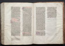 The Gotha Missal: Fol. 156v, Text, c. 1375. Creator: Master of the Boqueteaux (French); Workshop, and