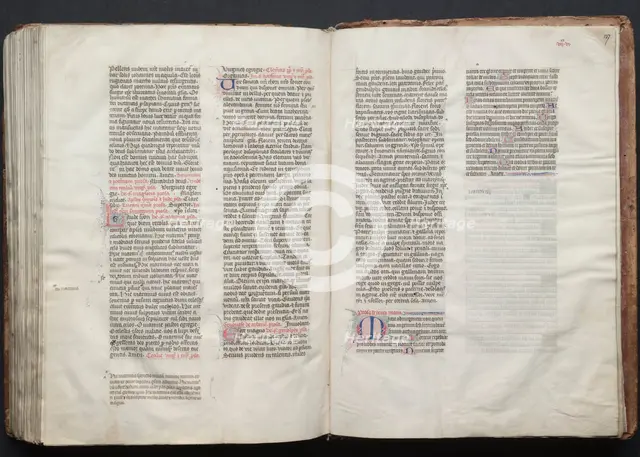 The Gotha Missal: Fol. 157r, Text, c. 1375. Creator: Master of the Boqueteaux (French); Workshop, and.