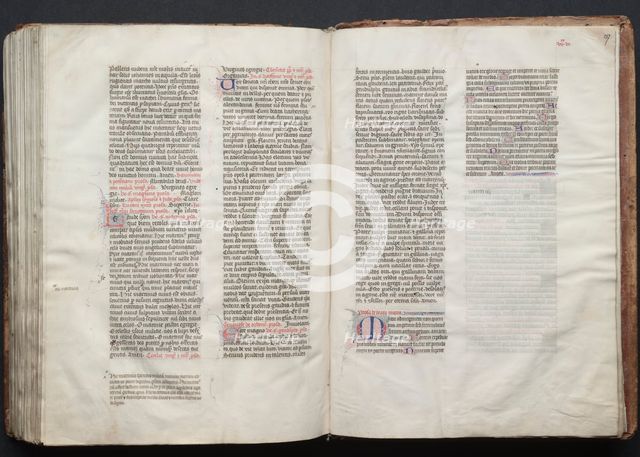 The Gotha Missal: Fol. 157r, Text, c. 1375. Creator: Master of the Boqueteaux (French); Workshop, and.