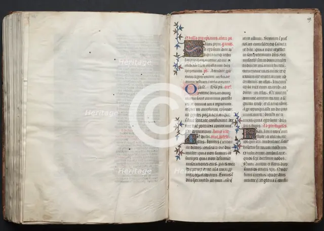 The Gotha Missal: Fol. 158v, Text, c. 1375. Creator: Master of the Boqueteaux (French); Workshop, and.