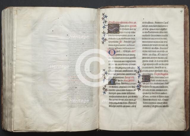 The Gotha Missal: Fol. 159r, Text, c. 1375. Creator: Master of the Boqueteaux (French); Workshop, and.
