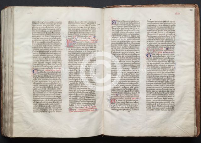 The Gotha Missal: Fol. 150r, Text, c. 1375. Creator: Master of the Boqueteaux (French); Workshop, and.