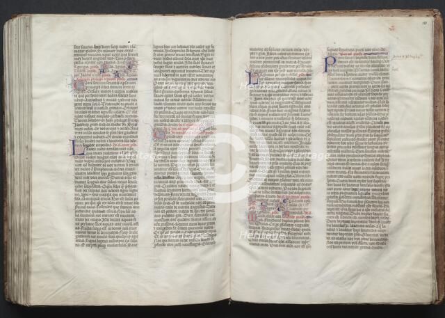 The Gotha Missal: Fol. 150v, Text, c. 1375. Creator: Master of the Boqueteaux (French); Workshop, and.