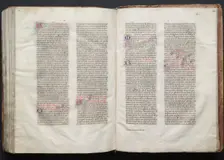 The Gotha Missal: Fol. 151v, Text, c. 1375. Creator: Master of the Boqueteaux (French); Workshop, and