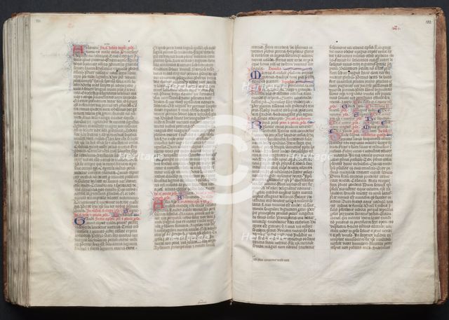 The Gotha Missal: Fol. 152r, Text, c. 1375. Creator: Master of the Boqueteaux (French); Workshop, and.