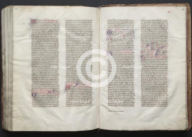 The Gotha Missal: Fol. 152r, Text, c. 1375. Creator: Master of the Boqueteaux (French); Workshop, and.