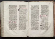 The Gotha Missal: Fol. 152v, Text, c. 1375. Creator: Master of the Boqueteaux (French); Workshop, and