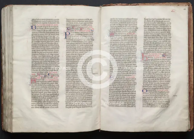 The Gotha Missal: Fol. 152v, Text, c. 1375. Creator: Master of the Boqueteaux (French); Workshop, and.