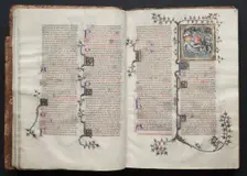 The Gotha Missal: Fol. 15v, Text , c. 1375. Creator: Master of the Boqueteaux (French); Workshop, and