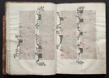 The Gotha Missal: Fol. 15r, Text , c. 1375. Creator: Master of the Boqueteaux (French); Workshop, and