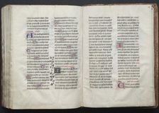 The Gotha Missal: Fol. 162r, Text, c. 1375. Creator: Master of the Boqueteaux (French); Workshop, and
