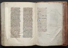 The Gotha Missal: Fol. 163v, Text, c. 1375. Creator: Master of the Boqueteaux (French); Workshop, and