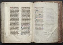 The Gotha Missal: Fol. 163v, Text, c. 1375. Creator: Master of the Boqueteaux (French); Workshop, and