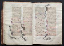 The Gotha Missal: Fol. 16v, Text, c. 1375. Creator: Master of the Boqueteaux (French); Workshop, and