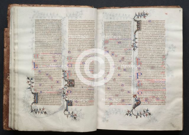 The Gotha Missal: Fol. 16v, Text, c. 1375. Creator: Master of the Boqueteaux (French); Workshop, and.