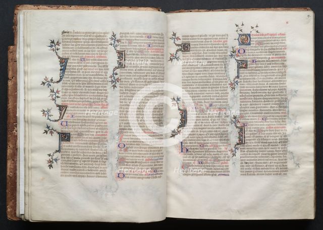 The Gotha Missal: Fol. 18v, Text, c. 1375. Creator: Master of the Boqueteaux (French); Workshop, and.