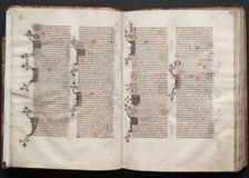The Gotha Missal: Fol. 20v, Text, c. 1375. Creator: Master of the Boqueteaux (French); Workshop, and