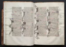 The Gotha Missal: Fol. 20r, Text, c. 1375. Creator: Master of the Boqueteaux (French); Workshop, and