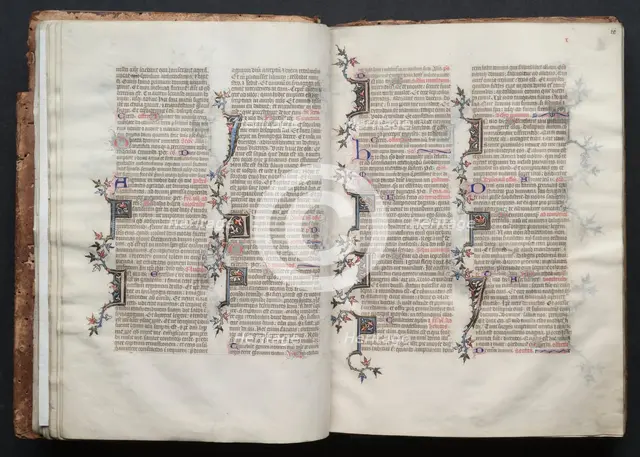 The Gotha Missal: Fol. 20r, Text, c. 1375. Creator: Master of the Boqueteaux (French); Workshop, and.