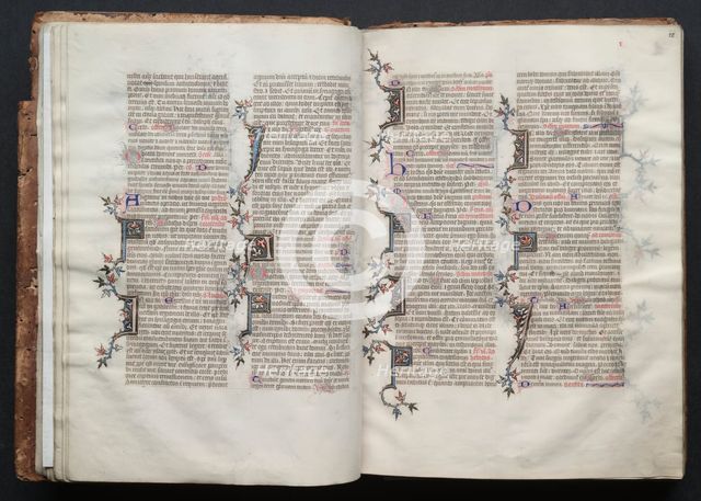 The Gotha Missal: Fol. 20r, Text, c. 1375. Creator: Master of the Boqueteaux (French); Workshop, and.