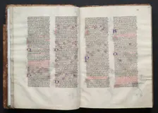 The Gotha Missal: Fol. 23v, Text, c. 1375. Creator: Master of the Boqueteaux (French); Workshop, and