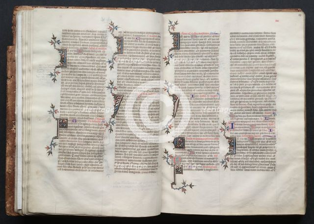 The Gotha Missal: Fol. 23r, Text, c. 1375. Creator: Master of the Boqueteaux (French); Workshop, and.