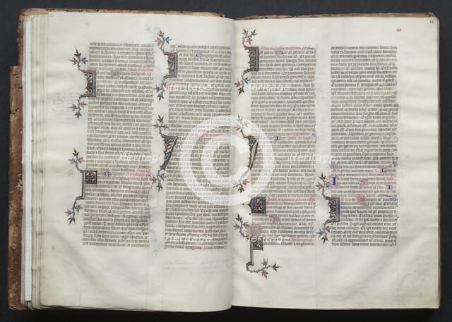 The Gotha Missal: Fol. 23r, Text, c. 1375. Creator: Master of the Boqueteaux (French); Workshop, and.