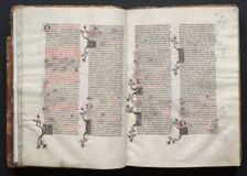 The Gotha Missal: Fol. 24v, Text, c. 1375. Creator: Master of the Boqueteaux (French); Workshop, and
