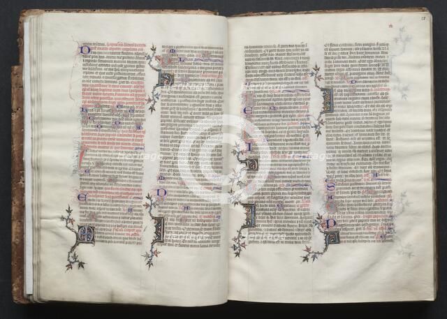 The Gotha Missal: Fol. 24v, Text, c. 1375. Creator: Master of the Boqueteaux (French); Workshop, and.