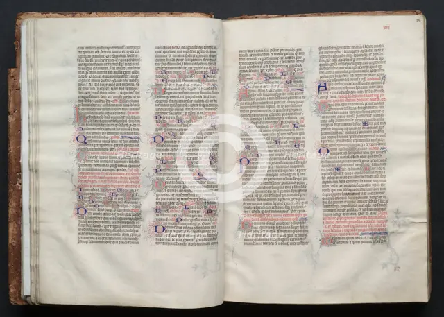 The Gotha Missal: Fol. 24r, Text, c. 1375. Creator: Master of the Boqueteaux (French); Workshop, and.