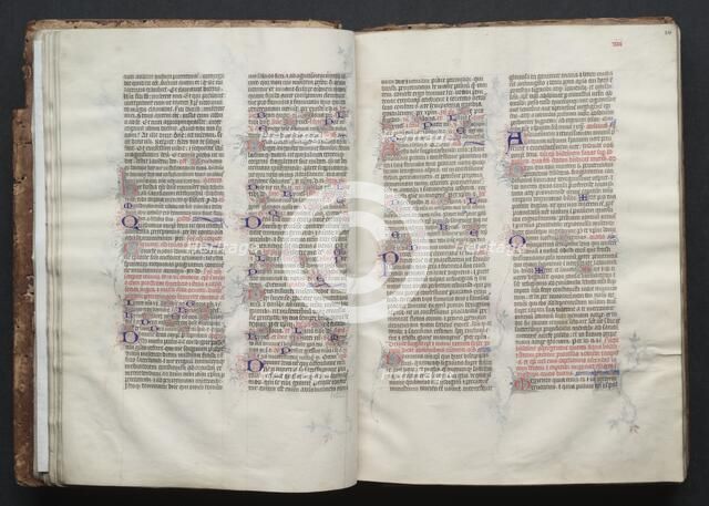 The Gotha Missal: Fol. 24r, Text, c. 1375. Creator: Master of the Boqueteaux (French); Workshop, and.