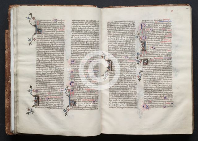 The Gotha Missal: Fol. 25v, Text, c. 1375. Creator: Master of the Boqueteaux (French); Workshop, and.