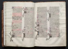 The Gotha Missal: Fol. 25r, Text, c. 1375. Creator: Master of the Boqueteaux (French); Workshop, and