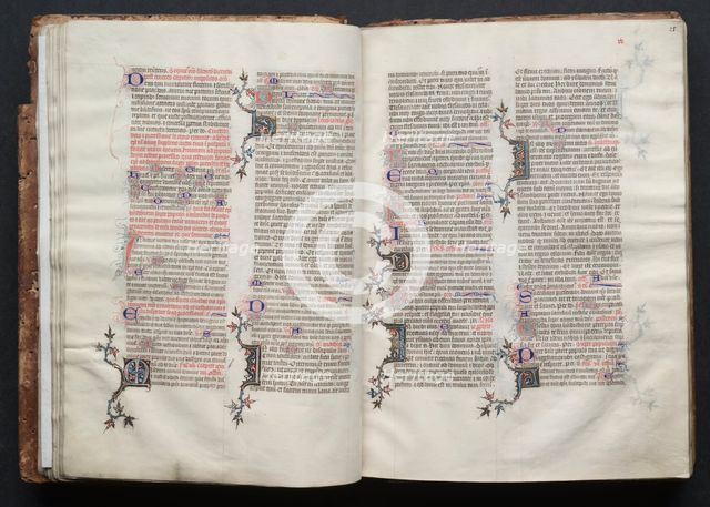 The Gotha Missal: Fol. 25r, Text, c. 1375. Creator: Master of the Boqueteaux (French); Workshop, and.