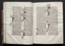 The Gotha Missal: Fol. 26v, Text, c. 1375. Creator: Master of the Boqueteaux (French); Workshop, and