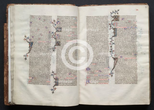 The Gotha Missal: Fol. 26v, Text, c. 1375. Creator: Master of the Boqueteaux (French); Workshop, and.
