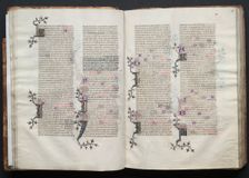 The Gotha Missal: Fol. 28v, Text, c. 1375. Creator: Master of the Boqueteaux (French); Workshop, and