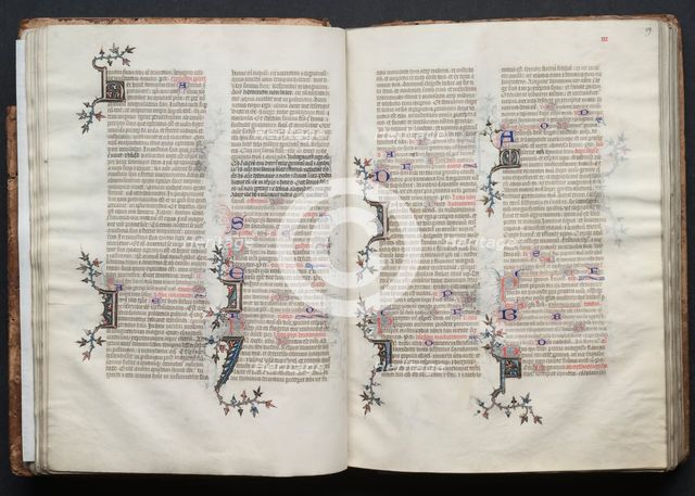The Gotha Missal: Fol. 28v, Text, c. 1375. Creator: Master of the Boqueteaux (French); Workshop, and.