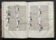 The Gotha Missal: Fol. 28r, Text, c. 1375. Creator: Master of the Boqueteaux (French); Workshop, and