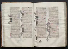 The Gotha Missal: Fol. 29v, Text, c. 1375. Creator: Master of the Boqueteaux (French); Workshop, and