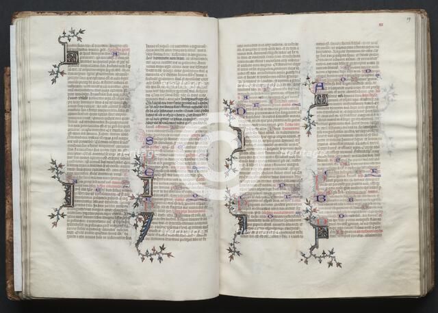 The Gotha Missal: Fol. 29r, Text, c. 1375. Creator: Master of the Boqueteaux (French); Workshop, and.