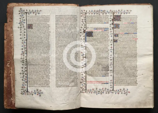 The Gotha Missal: Fol. 2r, Text , c. 1375. Creator: Master of the Boqueteaux (French); Workshop, and.