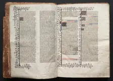 The Gotha Missal: Fol. 2r, Text , c. 1375. Creator: Master of the Boqueteaux (French); Workshop, and