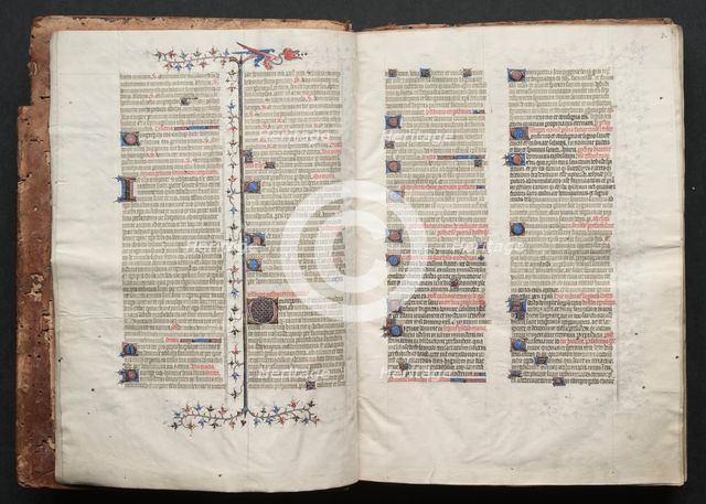 The Gotha Missal: Fol. 2v, Text , c. 1375. Creator: Master of the Boqueteaux (French); Workshop, and.