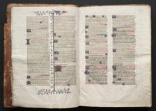 The Gotha Missal: Fol. 2v, Text , c. 1375. Creator: Master of the Boqueteaux (French); Workshop, and
